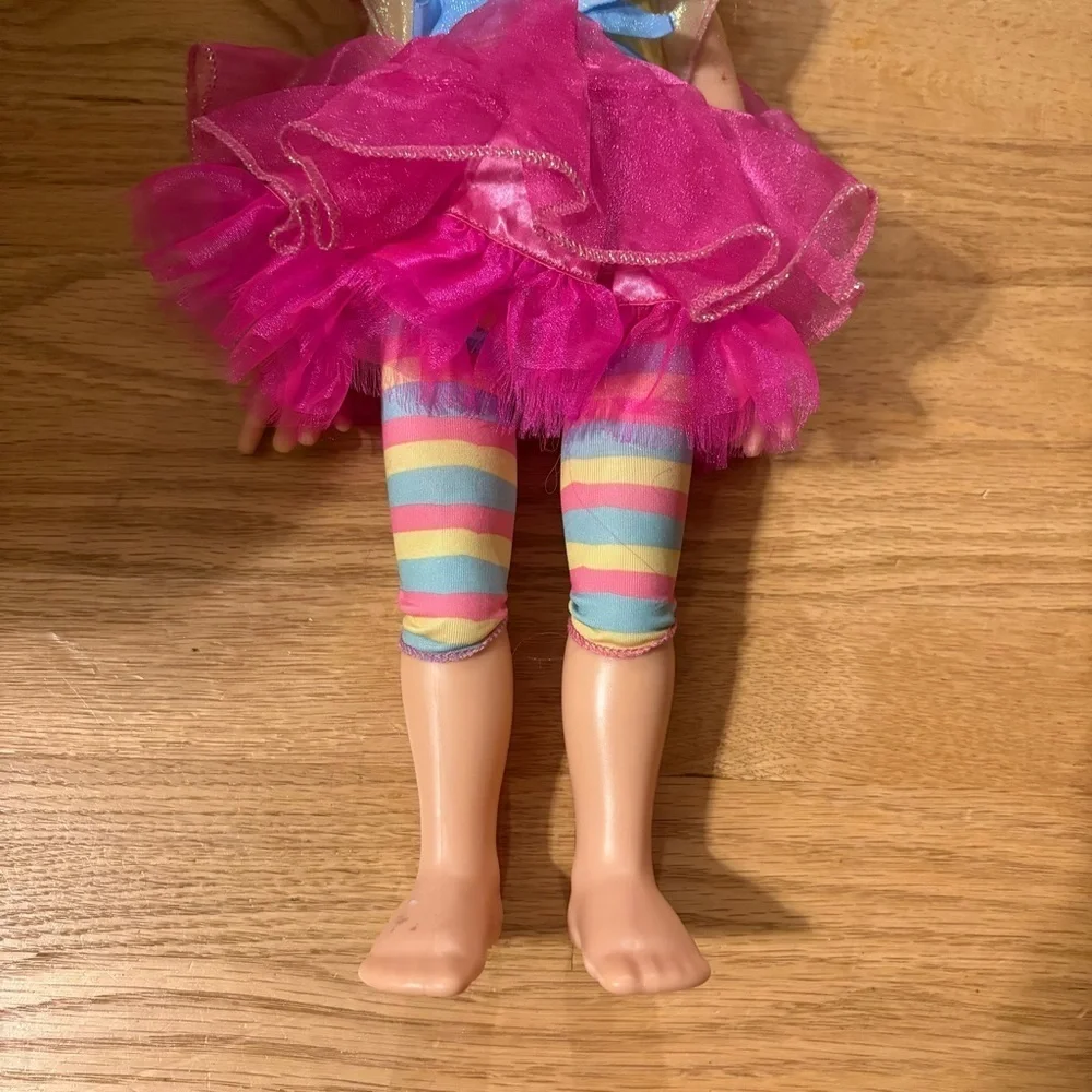 Disney Fancy Nancy Doll Vintage Pink Striped Blue Kids Toy